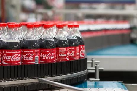 Abfüllanlage für Coca-Cola Flaschen