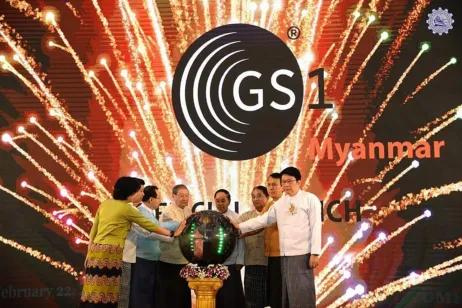 Feier für Myanmar als neues Mitglied bei GS1