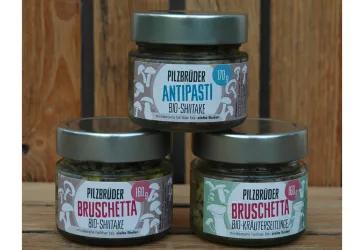 Produkte Bruschetta und Antipasti von Pilzbrüder