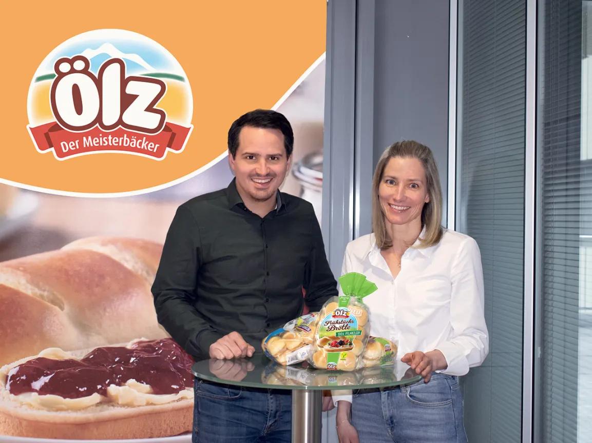 Foto zweier Bereichsleiter der Firma Ölz, sie nutzen GS1 Standards